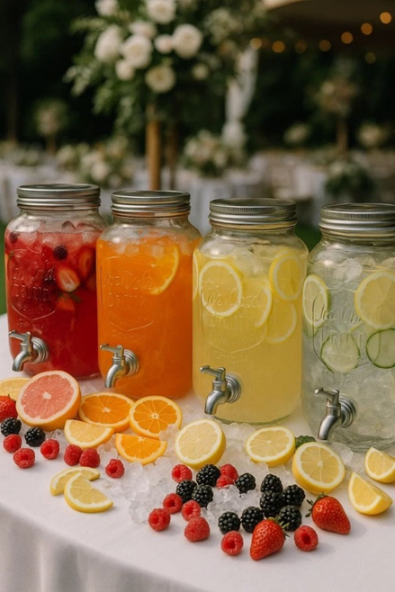 名古屋市結婚式場ビアンカーラヒルサイドテラス。お酒を飲まないゲストや子供たちにとっても、見た目が可愛いノンアルコールドリンクがあるのは非常に喜ばれます。